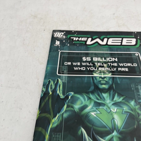 Web #8 (2010) DC comics Hangman 5 Billion Stuffed Robinson - Picture 6 of 10